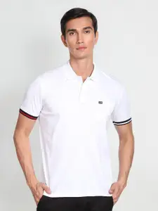 Arrow Sport Polo Collar Mercerised Cotton Casual T-shirt