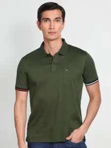 Arrow Sport Polo Collar Mercerised Cotton Casual T-shirt