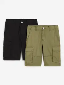 H&M Boys 2-Pack Cargo Shorts
