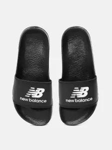 New Balance Men Brand Logo Printed Sliders