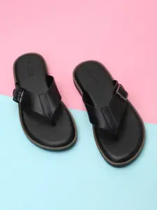 CODE by Lifestyle Men Open Toe Comfort Sandals With Buckle Detail