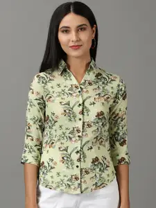 SHOWOFF Spread Collar Floral Printed Casual Shirt