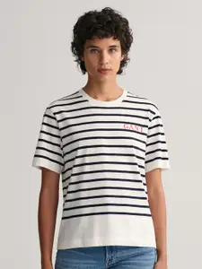 GANT Striped Pure Cotton T-shirt