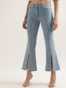 ELLE Women High-Rise Clean Look Stretchable Cotton Jeans