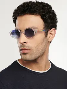 Vincent Chase Men Round Sunglasses with Polarised and UV Protected Lens 200584