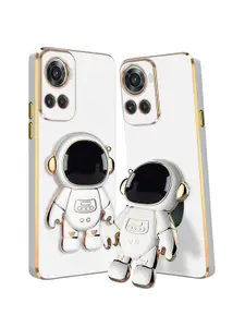 Karwan OnePlus 10R Mobile Phone Back Cover With Astronaut Holster Stand