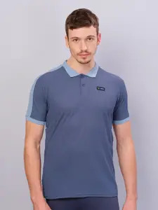 Technosport Polo Collar Antimicrobial Slim Fit Training & Gym T-shirt