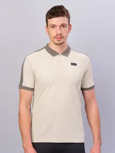 Technosport Polo Collar Antimicrobial Slim Fit Training & Gym T-shirt