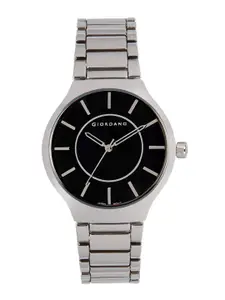 GIORDANO Women Dial & Stainless Steel Bracelet Style Straps Analogue Light Powered Watch GZ-60044-11