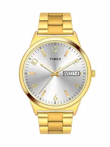 Timex Men Brass Stainless Steel Bracelet Style Straps Analogue Watch TWTG10004