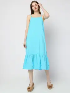 Vero Moda Shoulder Strap A-Line Midi Dress