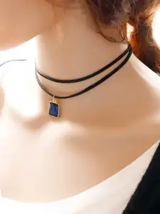 OOMPH Layered Multi-Strand Choker Necklace