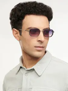 Vincent Chase Men Rectangle Sunglasses with Polarised and UV Protected Lens 201161