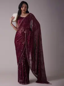KALKI Fashion Embellished Sequinned Saree