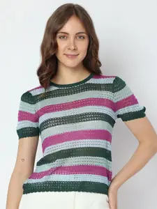 Vero Moda Striped Round Neck Top