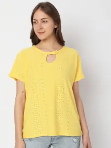 Vero Moda Keyhole Neck Top