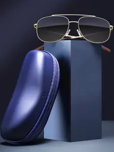 Vincent Chase by Lenskart Women Square Sunglasses with Polarised and UV Protected Lens 137071