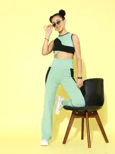 SASSAFRAS alt-laze Colourblocked Top with Trousers