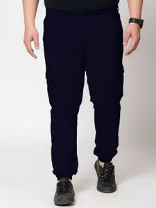 IVOC Men Plus Size Regular Fit Cotton Cargo Trousers