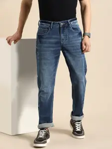 Being Human Men Mid-Rise Slim Straight Fit Heavy Fade Stretchable Jeans