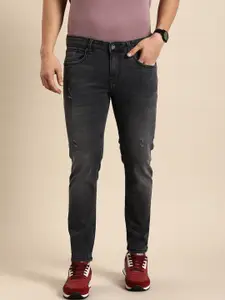 Being Human Men Low Distress Heavy Fade Stretchable Mid-Rise Jeans
