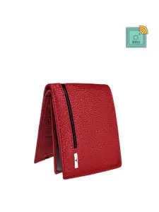 URBAN FOREST Men Leather Rfid Blocking Two Fold Wallet
