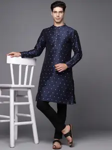 Indo Era Men Polka Dot Kurta