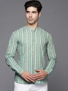 Indo Era Men Floral Printed Kurta