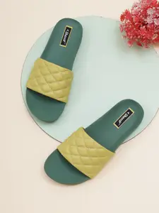 Sherrif Shoes Women Self Design Casual Sliders