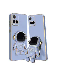Karwan Vivo Y21 Phone Back Case With Astronaut Holster Stand
