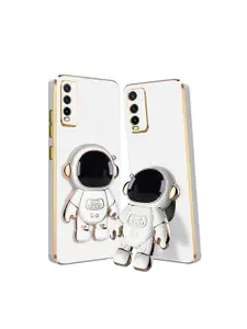 Karwan Vivo Y20 Phone Back Case With Astronaut Holster Stand