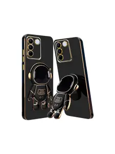 Karwan Vivo V27 Pro Phone Back Cover With Astronaut Holster Stand
