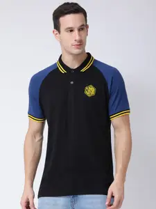 Club York Polo Collar Raglan Sleeves Cotton T-shirt