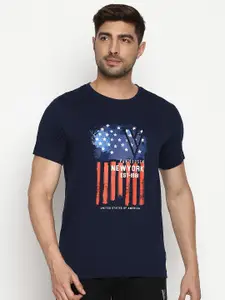 Van Heusen Innerwear Athleisure Men Chest Print Crew Neck Short Sleeve T-Shirt