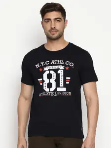 Van Heusen Innerwear Athleisure Chest Print Crew Neck Short Sleeve T-Shirt