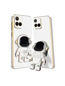 Karwan Vivo Y21 Phone Back Cover With Astronaut Holster Stand