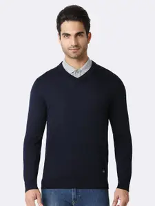 Van Heusen Athleisure Men V-Neck Long Sleeve Sweater