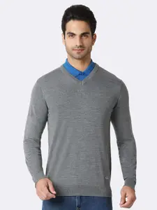 Van Heusen V-Neck Long Sleeve Sweater Vest