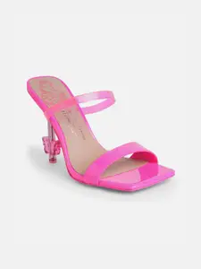Call It Spring Pink Party Slim Heeled Sandals