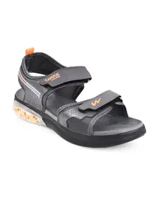 Campus Men Textured Velcro Sports Sandal