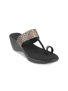 WALKWAY by Metro Embellished Open Toe Wedge Sandals