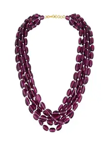 Mahi Artificial Beads Layered Necklace