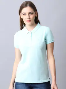 Cantabil Polo Collar Short Sleeves Cotton T-shirt