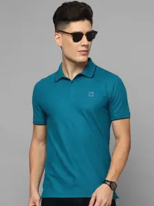 Louis Philippe Sport Polo Collar Pure Cotton Slim Fit T-shirt
