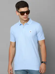 Louis Philippe Sport Polo Collar Pure Cotton Slim Fit T-shirt