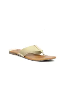 SOLES Open Toe T-Strap Flats