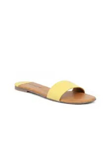 SOLES No Back Strap Open Toe Flats
