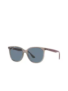 Ray-Ban Women Square Sunglasses with Polarised Lens 8056597626873