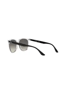 Ray-Ban Women Gradient Grey Lens Square Sunglasses - 0RB437864771154