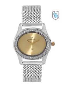 maxima Women Stainless Steel Bracelet Style Straps Analogue Watch 48641CMLI